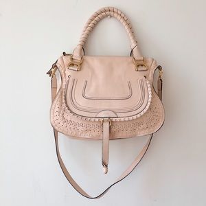 Limited edition CHLOÉ Marcie Medium Bag in Blush